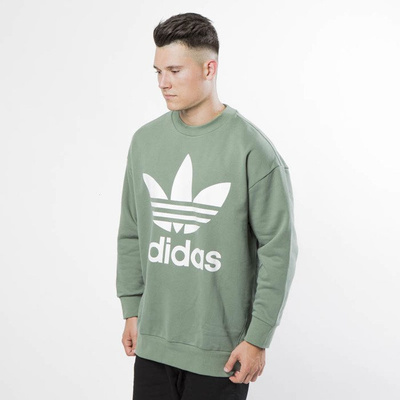 Bluza Adidas Originals Tref Over Crew trace green