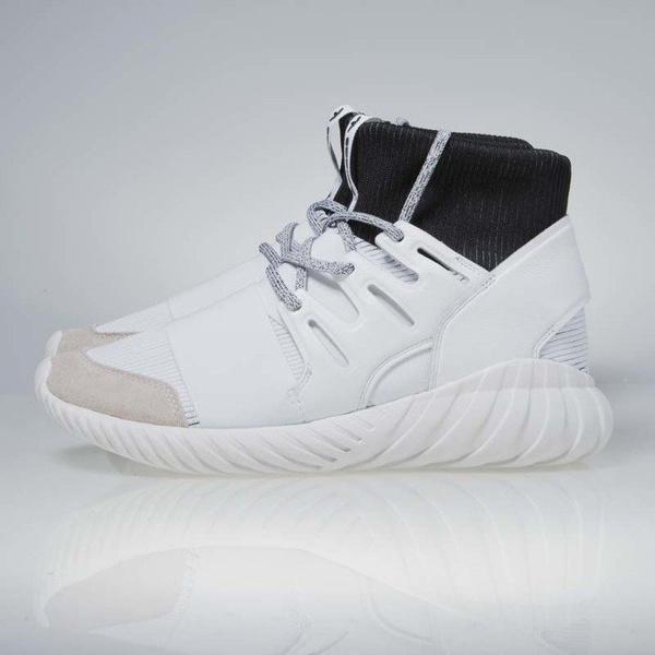 Sneakers buty Adidas Originals Tubular DOOM white / white - black (BA7554)