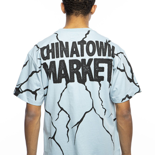 Koszulka Chinatown Market Smiley Dry Wall Breaker Tee niebieska