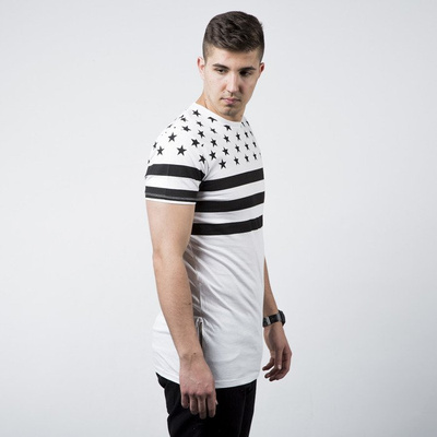 Criminal Damage Flagship Long Tee white / black