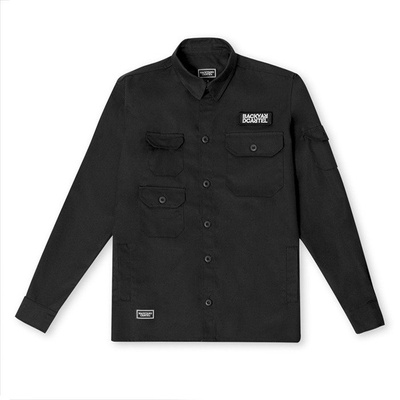 Backyard Cartel Cargo Jacket Shirt black