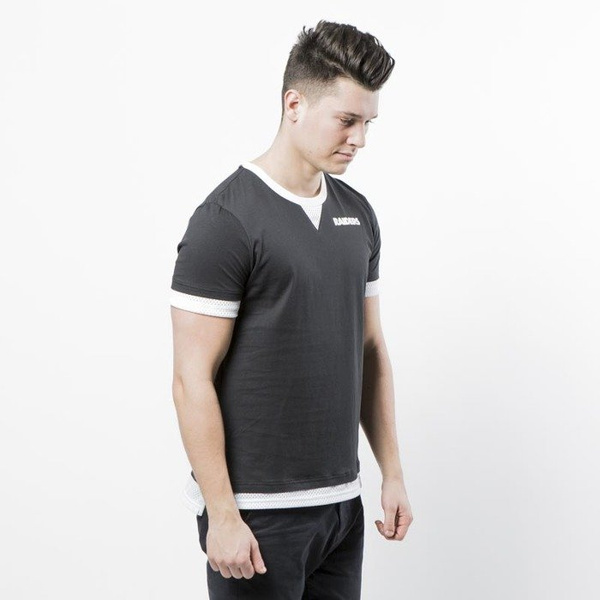 Koszulka Majestic Athletic Oakland Raiders Cotton / Mesh Mock Layer T-shirt black MOR3788DB