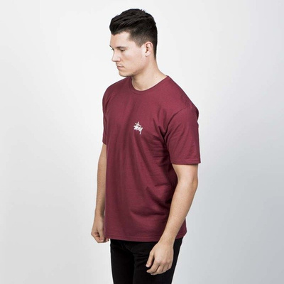 Stussy koszulka Basic Stussy Tee wine
