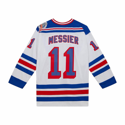 Mitchell & Ness New York Rangers #11 Mark Messier NHL White Jersey white