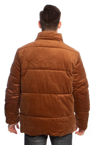 Kurtka zimowa Urban Classics Boxy Puffer Jacket brązowa