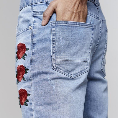 Spodnie Cayler & Sons All Day Denim In Bloom Ian Denim Pants light blue