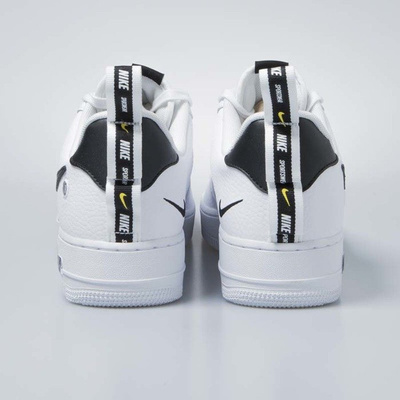 Sneakers buty Nike Air Force 1 '07 LV8 Untility white / white-black-tour yellow (AJ7747-100)