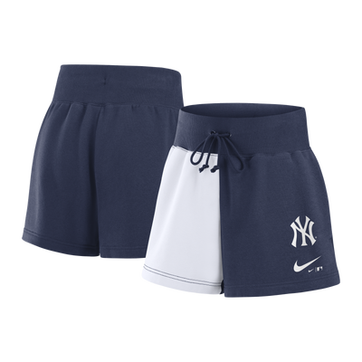Szorty MLB Nike Colorblocked Fleece Short New York Yankees navy