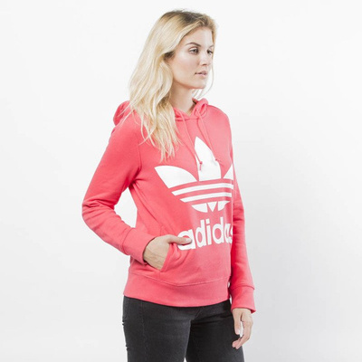 Bluza sweatshirt Adidas Originals Trefoil Hoodie core pink (DH3136)