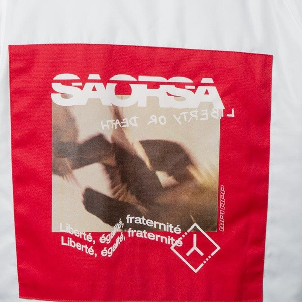 Kurtka We Peace It Parka Jacket Saorsa white