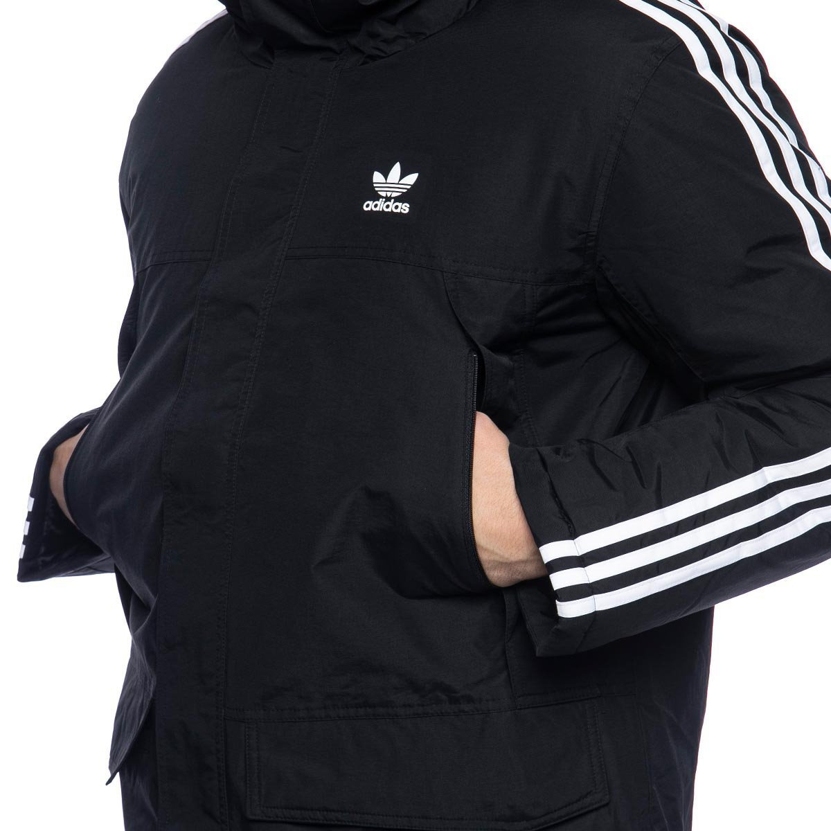 ジャケット・アウター adidas originals nylon jacket parka 90s adidas Nylon Anorak Parka 白 XL アディダス アノラック