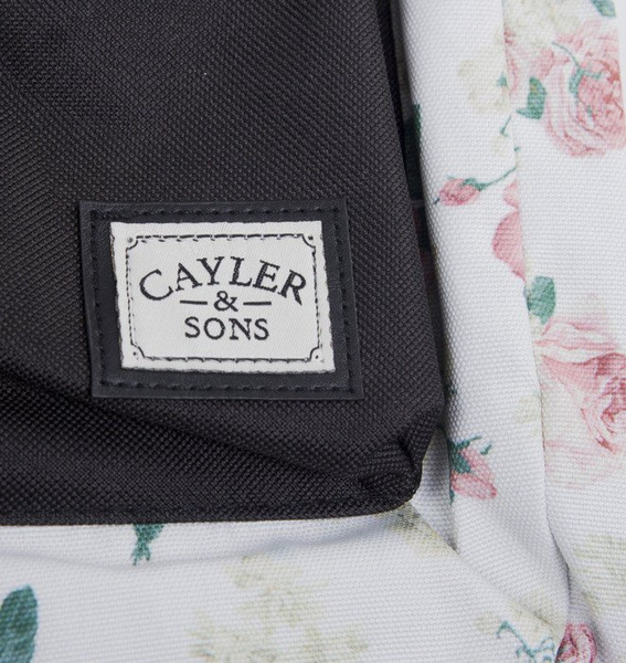 Cayler & Sons plecak Paris Cite Downtown floral white/black HD14-BP-02-01