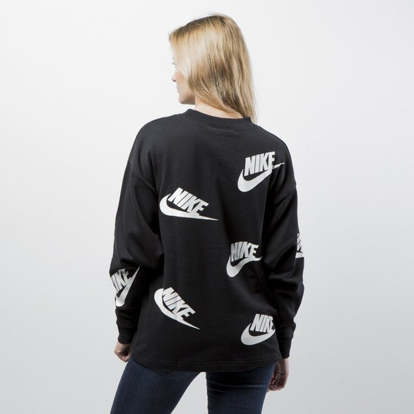 Bluza damska Nike NSW Crew Futura Toss black AA3142-010