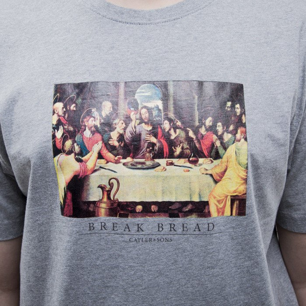 Cayler & Sons koszulka Break Bread grey heather / mc (CAY-SS15-AP-26-01)