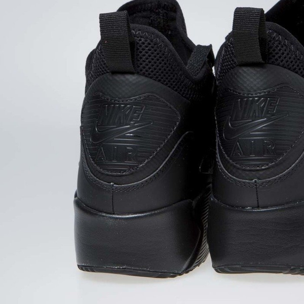 Sneakers buty Nike Air Max 90 Ultra Mid Winter black/black-anthracite (924458-004)