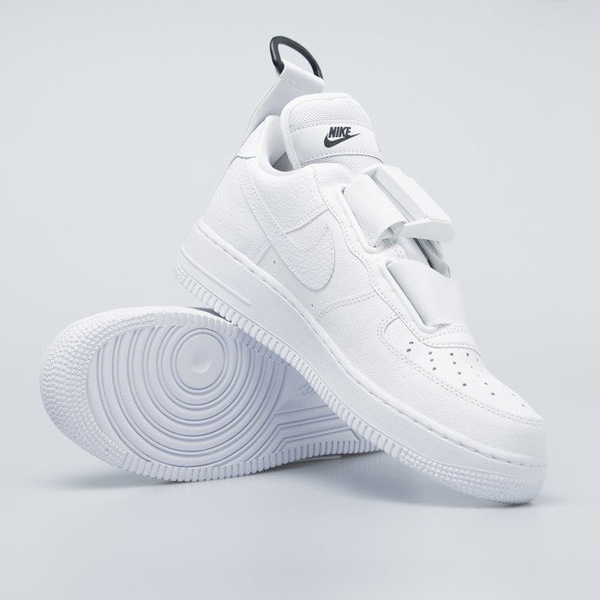 Sneakers buty Nike Air Force 1 Utility white/white-black (AO1531-101)