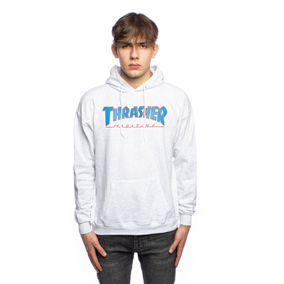 Sweatshirt Thrasher Outlined Hoodie ash gray