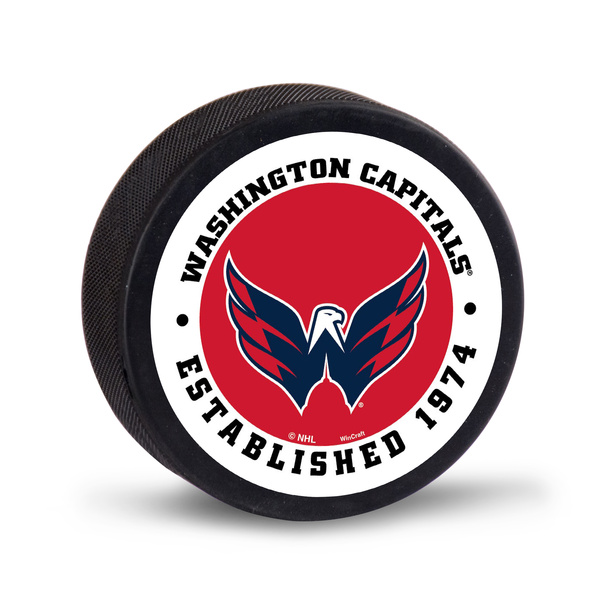 WinCraft NHL Hockey Puck Packaged Washington Capitals