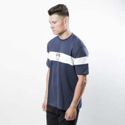 Koszulka Fila Mitch Tee black iris-bright white