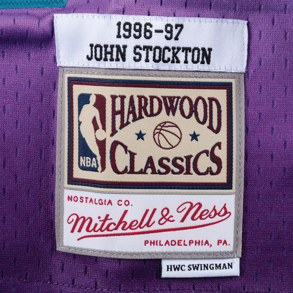 Koszulka Mitchell & Ness Utah Jazz #12 John Stockton purple Swingman Jersey