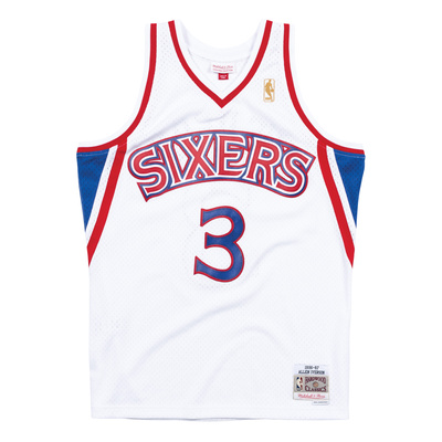 Koszulka Mitchell & Ness Philadelphia 76ers #3 Allen Iverson biała Swingman Jersey