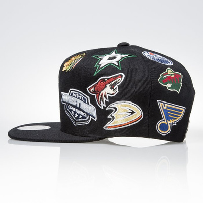 Mitchell & Ness cap snapback NHL Western black ALL OVER EU879