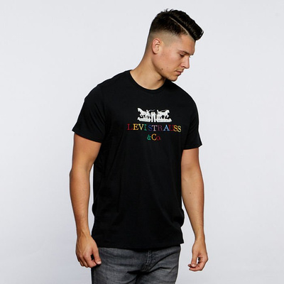 Koszulka Levi's 2-Horse Graphic Tee black