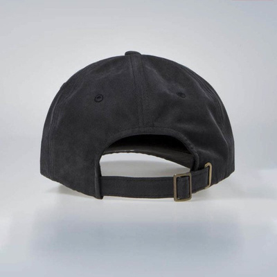 Stussy Strapback Peached Smooth Stock Low Pro Cap black