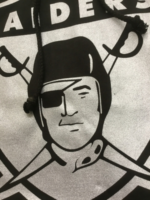 Bluza Mitchell & Ness Oakland Raiders NFL Gold Team Logo Hoody czarna