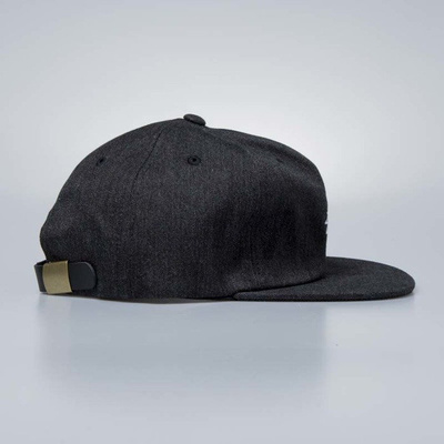 Stussy Melange Denim Strapback Cap black