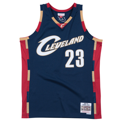 Mitchell & Ness Seattle Cleveland Cavaliers #23 Lebron James navy Swingman Jersey