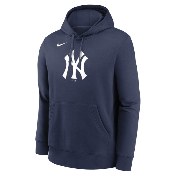 Nike MLB Logo Club Fleece Hood New York Yankees navy