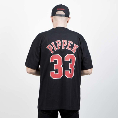 Koszulka Mitchell & Ness Chicago Bulls #33 Scottie Pippen black Name & Number Traditional