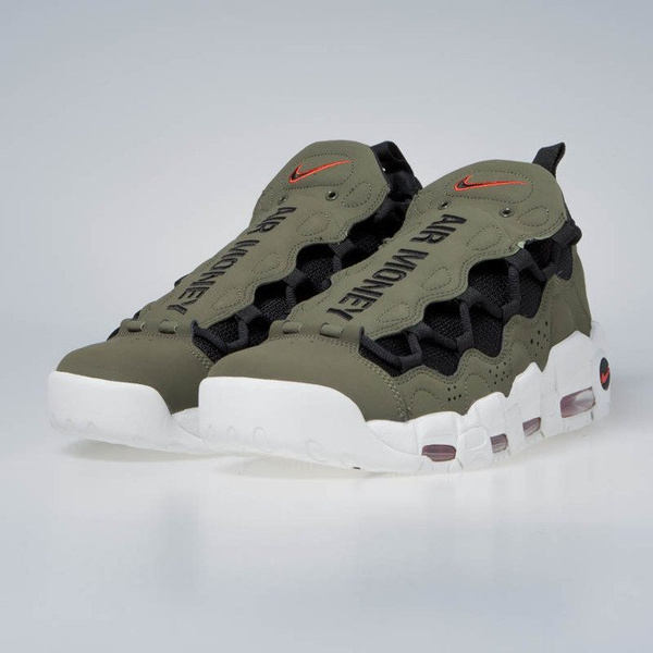 Sneakers buty Nike Air More Money medium olive/black (AJ2998-200)
