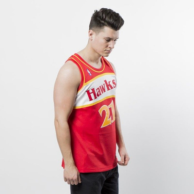 Mitchell & Ness Atlanta Hawks #21 Dominique Wilkins red Swingman Jersey