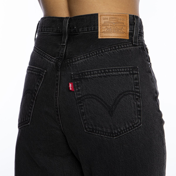 Spodnie damskie Levi's High Loose Taper Lose Jeans grafitowe