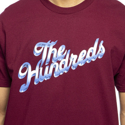 The Hundreds Beyond Slat T-shirt burgundy