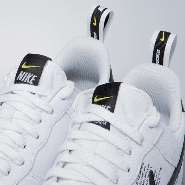 Sneakers buty Nike Air Force 1 '07 LV8 Untility white / white-black-tour yellow (AJ7747-100)