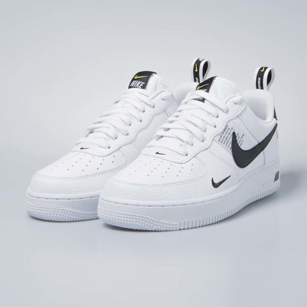 Sneakers buty Nike Air Force 1 '07 LV8 Untility white / white-black-tour yellow (AJ7747-100)