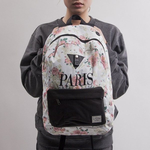 Cayler & Sons plecak Paris Cite Downtown floral white/black HD14-BP-02-01