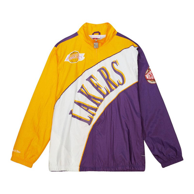 Kurtka Mitchell & Ness Los Angeles Lakers Arched Retro Lined Windbreaker multi/white