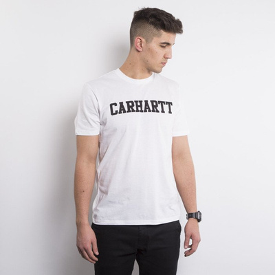 Carhartt WIP t-shirt College LT white / black