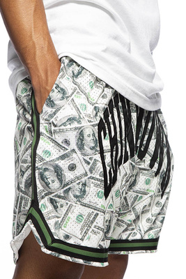 Chinatown Market Money Arc Baseball Short multi
