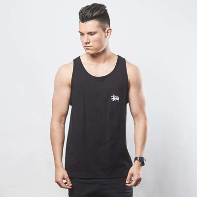 Stussy tank top Basic Stussy Tank black