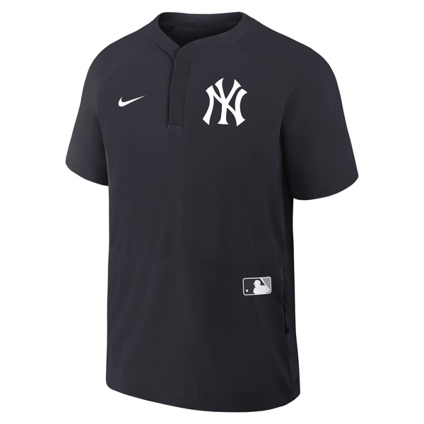 Bluza Nike MLB AC Short Sleeve Wind Shirt New York Yankees blue