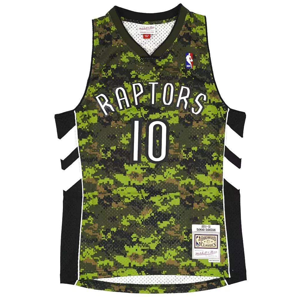 Mitchell Ness Toronto Raptors #10 Demar Derozan Alternate Camo