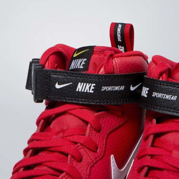 Sneakers buty Nike Air Force 1 Mid '07 LV8 university red / white-black (804609-605)