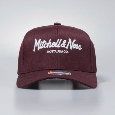 Czapka Mitchell & Ness snapback Own Brand maroon Pinscript High Crown110