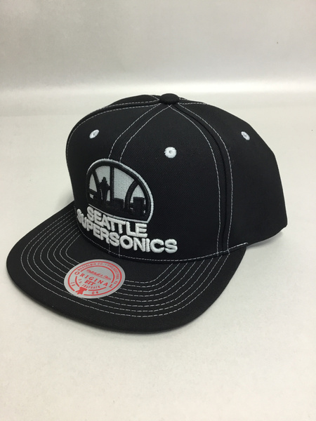 Czapka Mitchell & Ness snapback Seattle Supersonics NBA Glow Up Snapback czarna