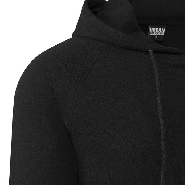 Urban Classics bluza Long Shaped Terry Hoody black TB1779
